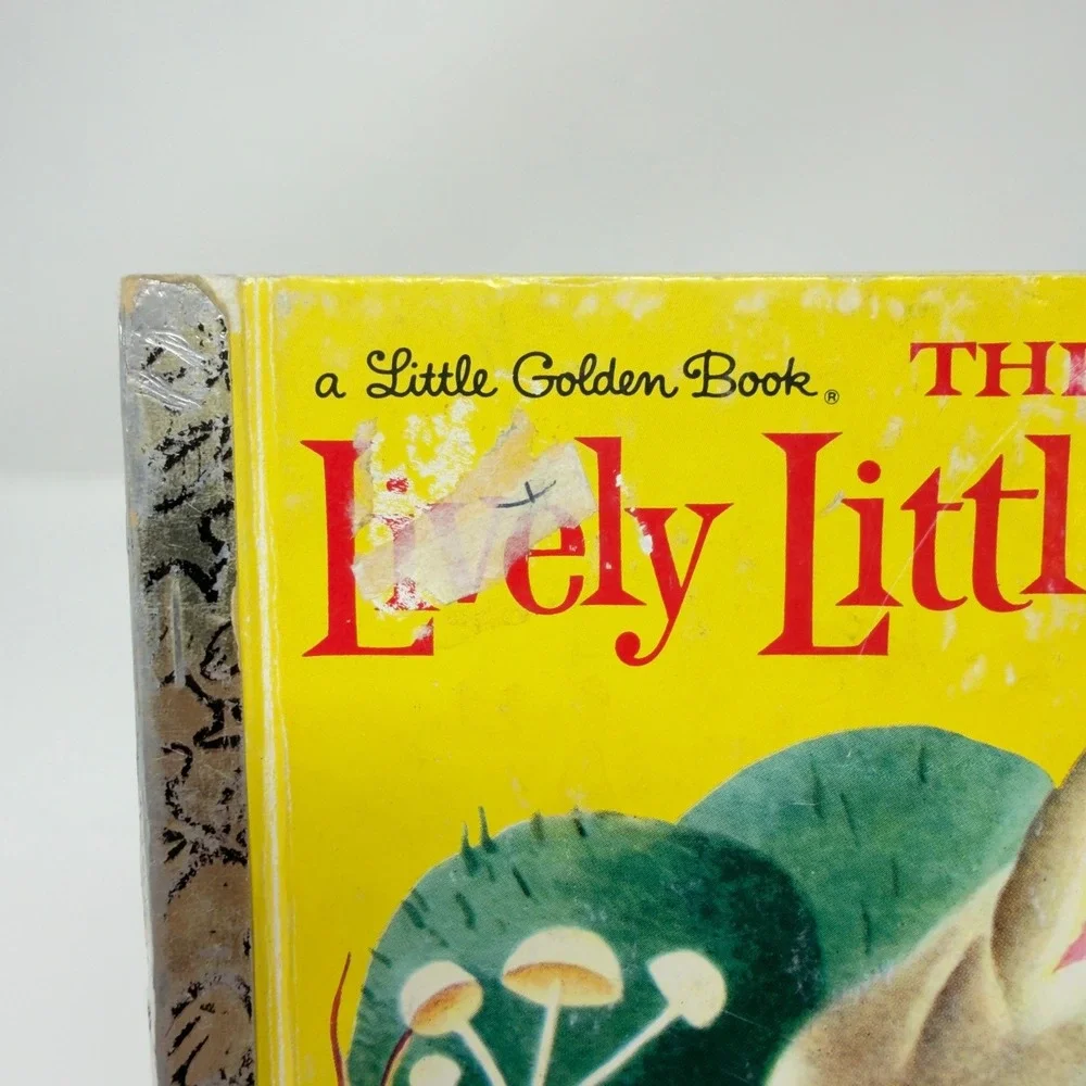 Vintage The Lively Little Rabbit Little Golden Book 1971 Collectable